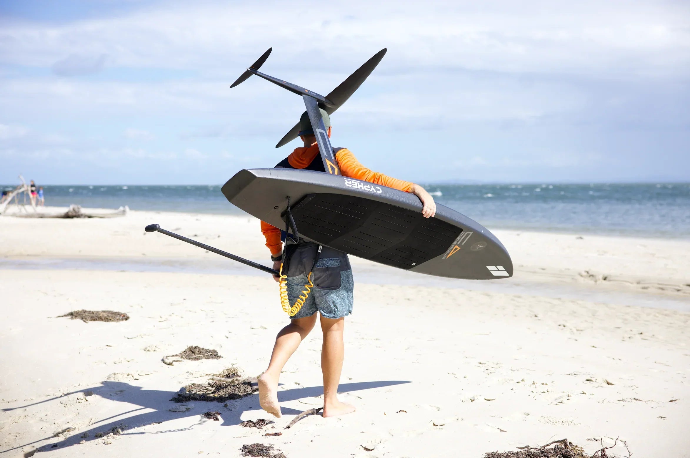 FoilHub on the Amos Cypher Foilboard