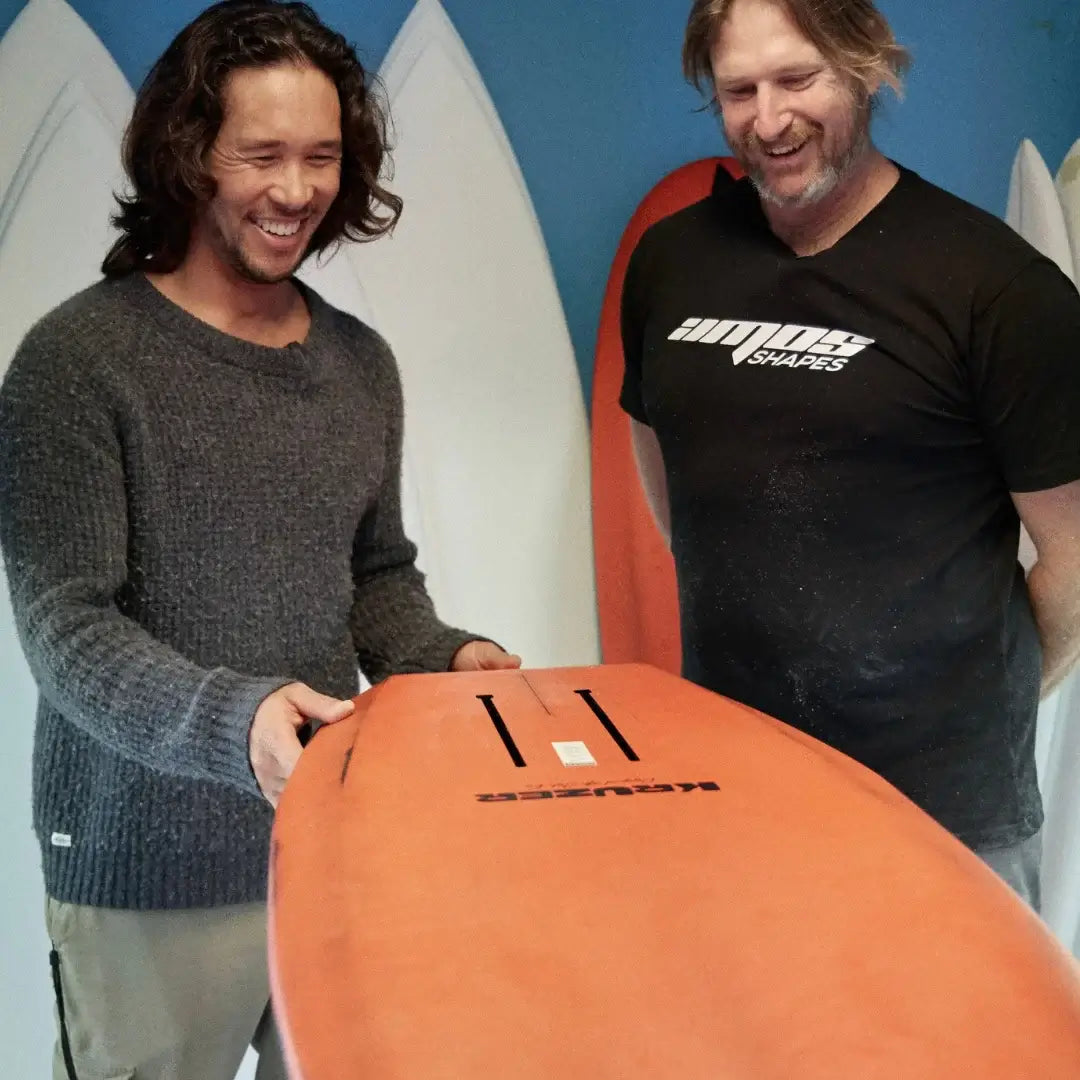 Amos Shapes KrUzer V2 surf foil conversation with Josh Ku