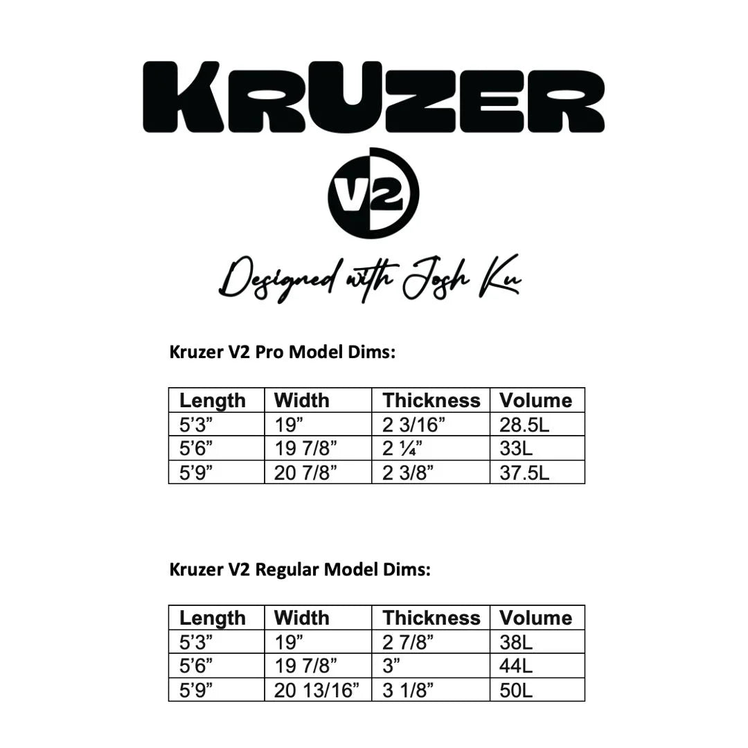 KrUzer V2 - Mid Length Foilboard | Suits Beginner to Advanced