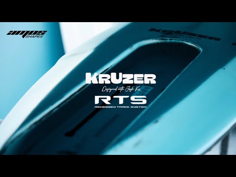 Video presentation of the Amos Shapes Kruzer RTS foil drive assist carbon foilboard by team rider Josh Ku