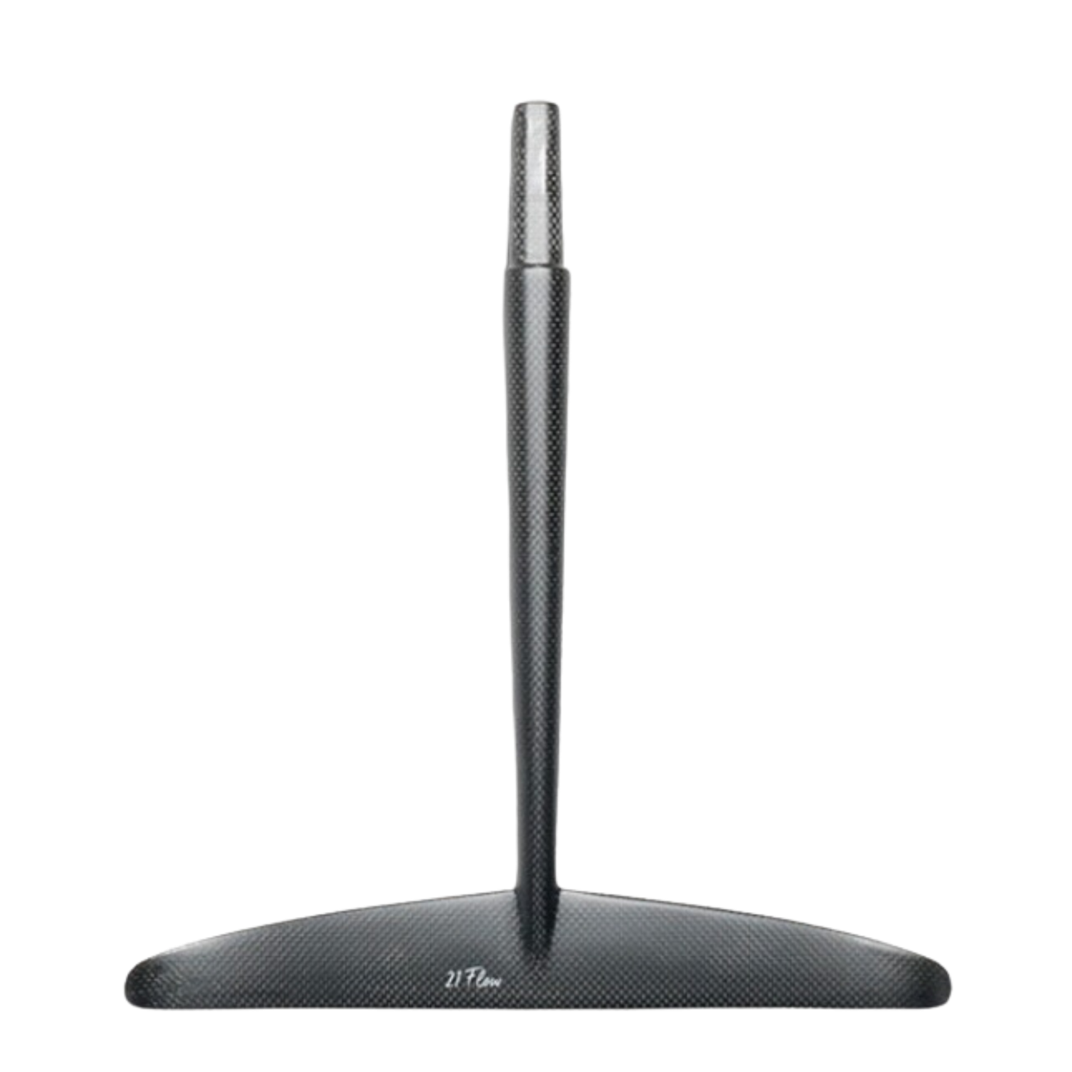 Full view of a black 21 Flow hydrofoil tail wing by Lift Foils