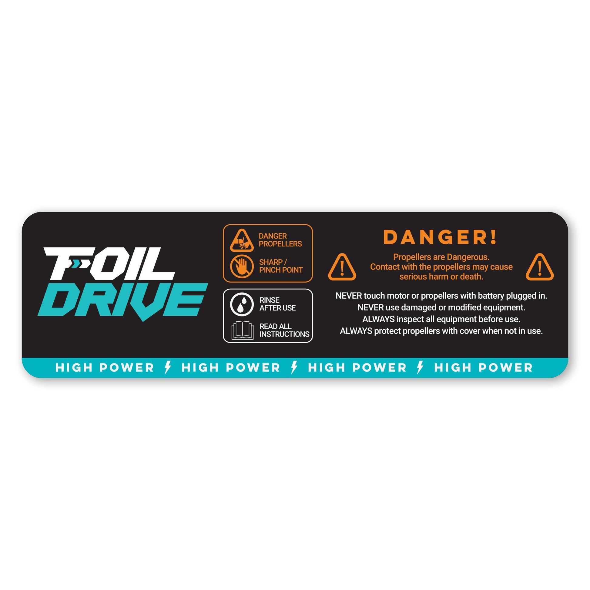 Foil Drive High Power Motor Protective Sticker