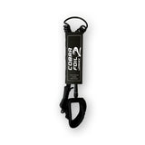 Cobra 6ft x 5.5mm diameter Double Foil Coil Leash | Ankle