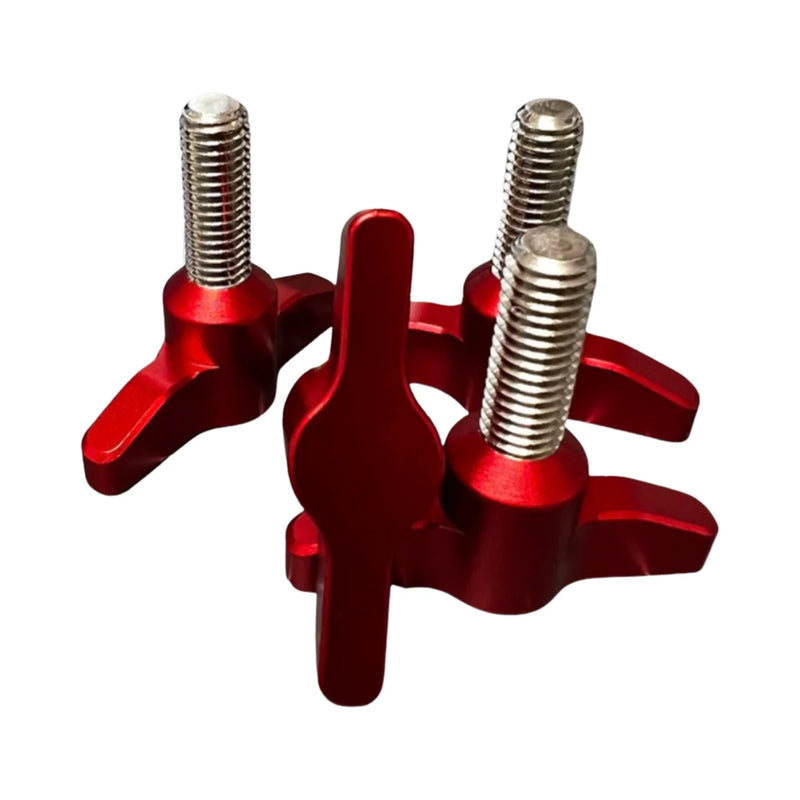 Hydrofoil Wingscrews M8 25mm -  Satin Red - Stainless