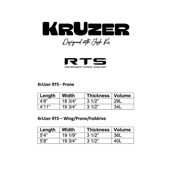 KrUzer RTS  | Foil Drive Board | Suits all levels