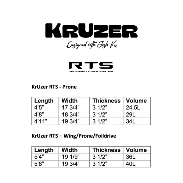 KrUzer RTS  | Foil Drive Board | Suits all levels