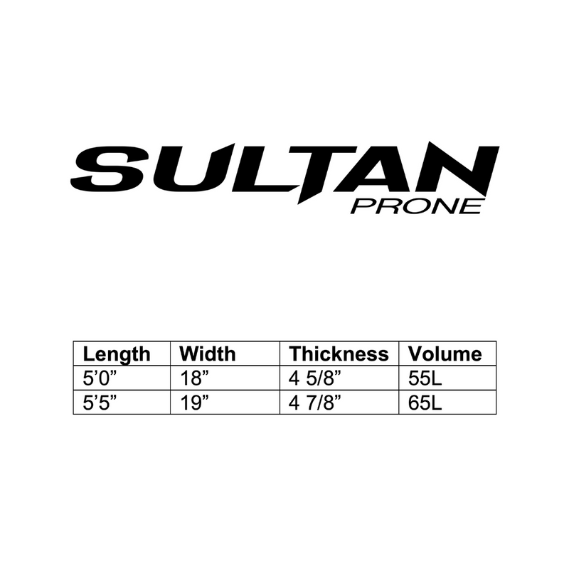 Sultan Prone | High Volume Prone | Advanced Wing Foilboard